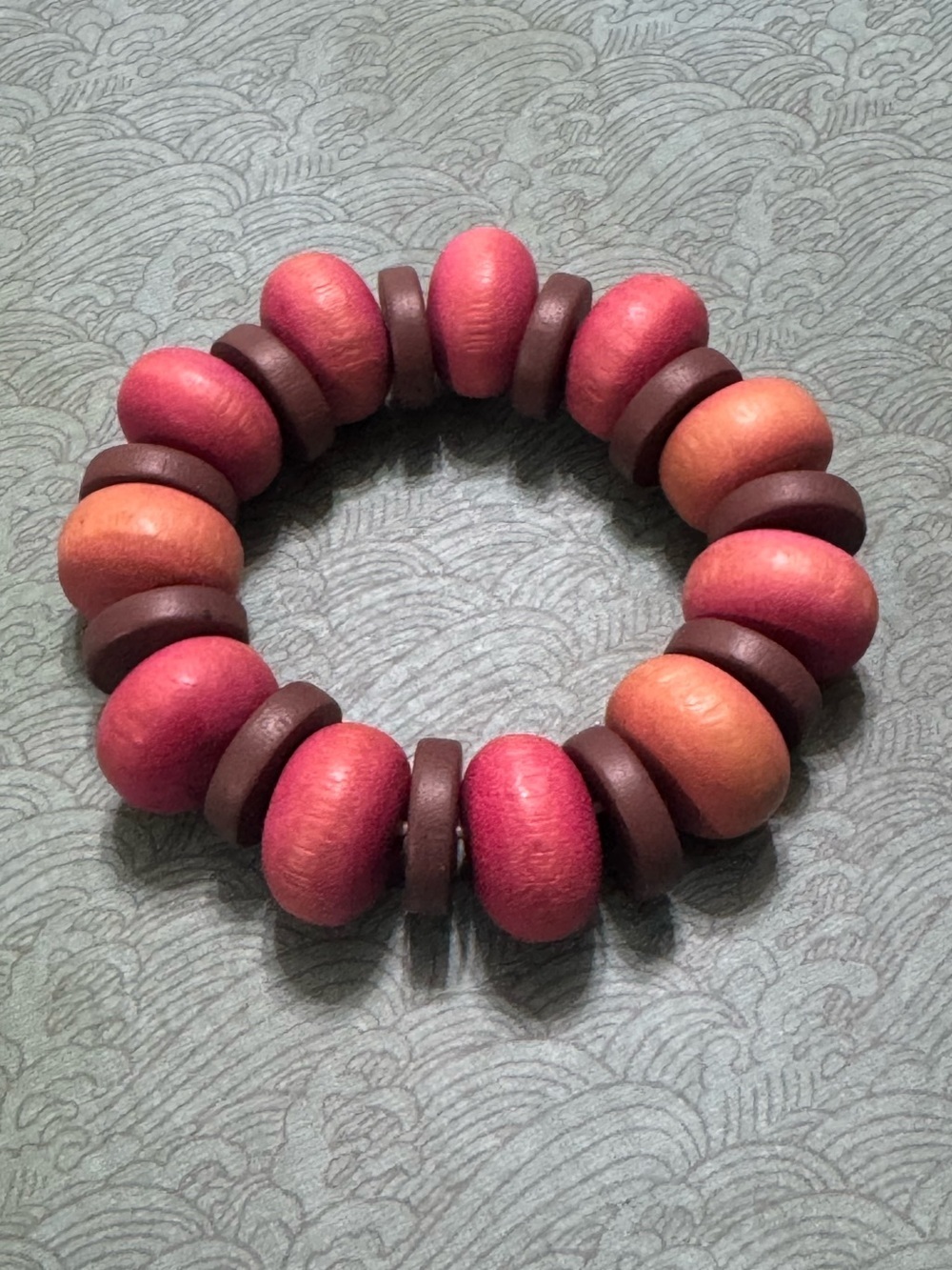 VINTAGE WOODEN STRETCH BRACELET